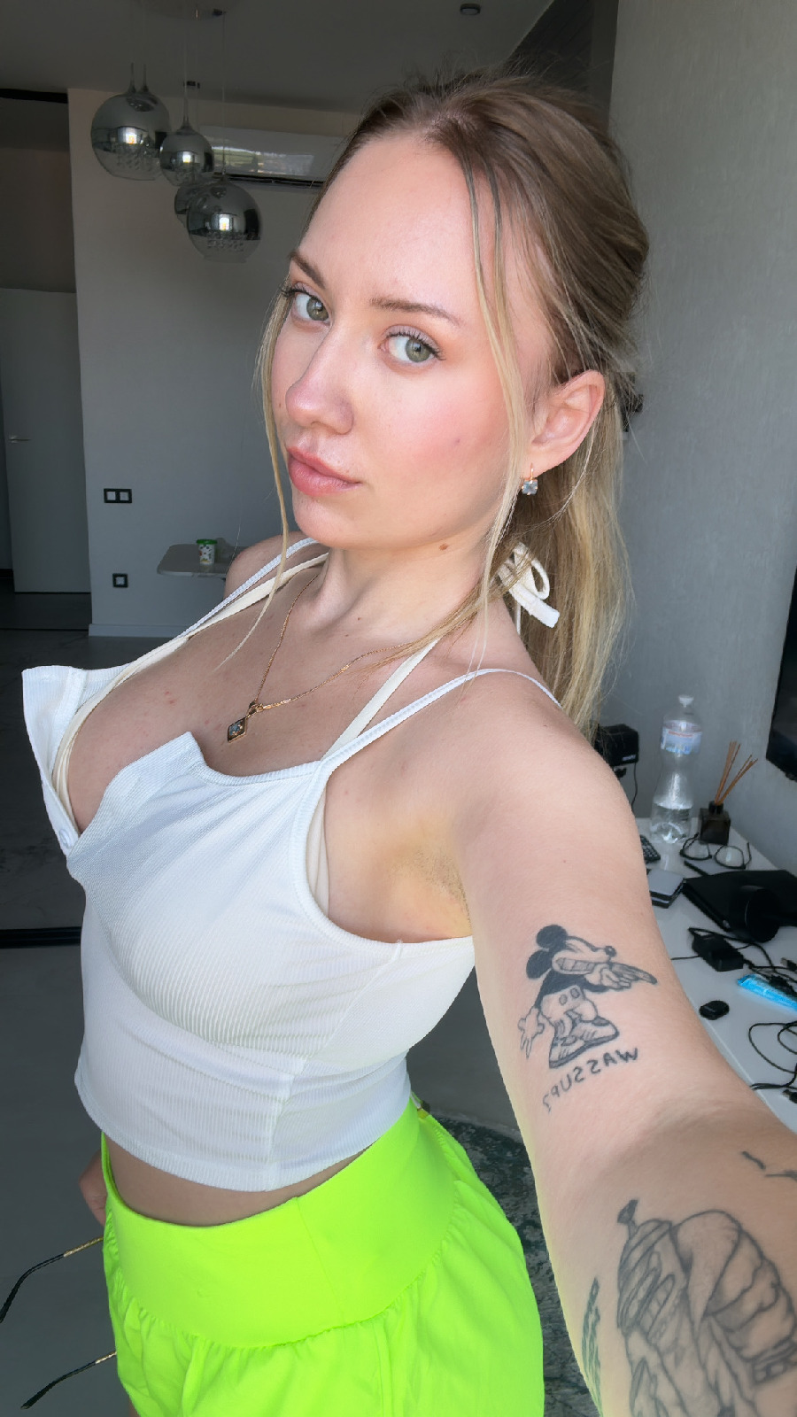 KateV in her underwear in Nicosia